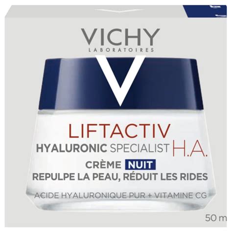 Balenie Vichy Liftactiv H.A. spevňujúci nočný krém proti vráskam