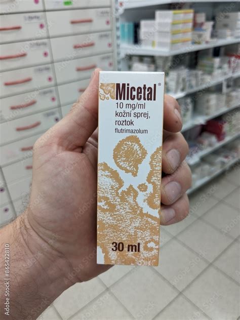 obrázok balenia lieku MICETAL roztok s rozprašovačom