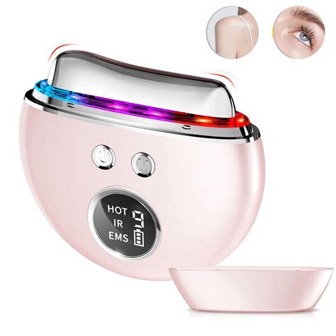 detailný pohľad na masážny prístroj s rádiofrekvenciou a LED svetlom