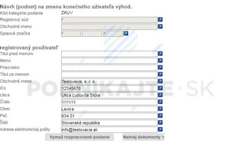 Ilustrácia elektronického objednávkového formulára
