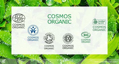 logo certifikátov PETA, COSMOS NATURAL, COSMOS ORGANIC a FSC