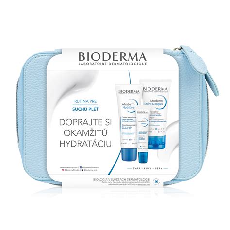 Darčeková sada Bioderma Atoderm s produktmi pre hĺbkovú hydratáciu suchej pokožky