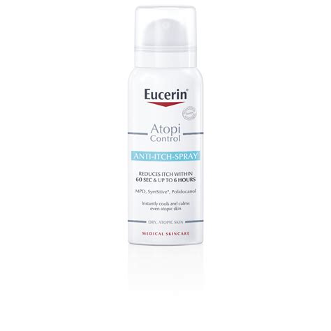 Schéma pôsobenia kľúčových zložiek v Eucerin AtopiControl Acute kréme