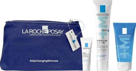 Infografika: Denný režim starostlivosti o mastnú pleť s produktami La Roche-Posay