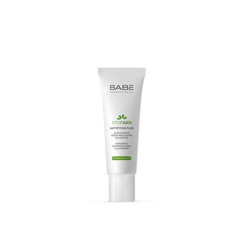 fľaša s produktom Babé Stop AKN Mattifying Fluid