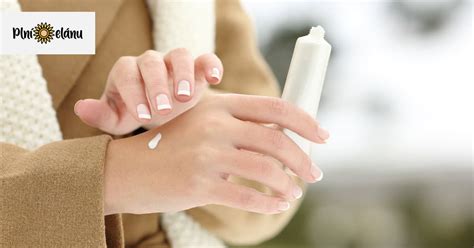 Ilustrácia suchej, popraskanej pokožky s aplikáciou krému