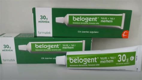 Schéma aplikácie krému BELOGENT na postihnutú oblasť kože.