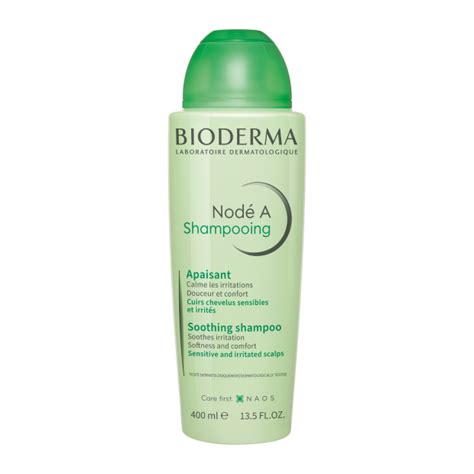 Obal šampónu Bioderma Nodé s jemným dizajnom.