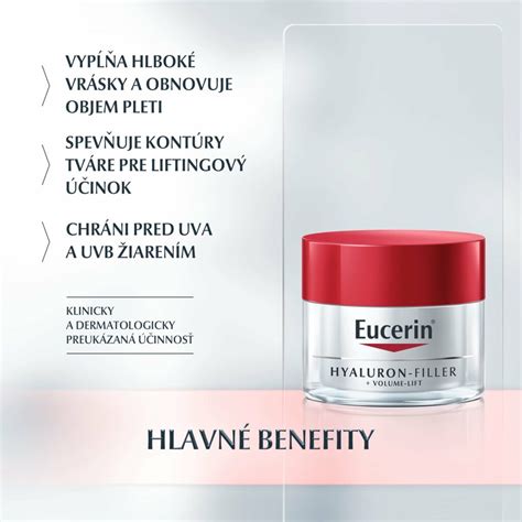 fotografia balenia Eucerin Hyaluron-Filler + Volume-Lift Denný krém pre suchú pleť