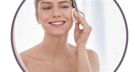 ilustrácia znázorňujúca správne dvojfázové čistenie tváre