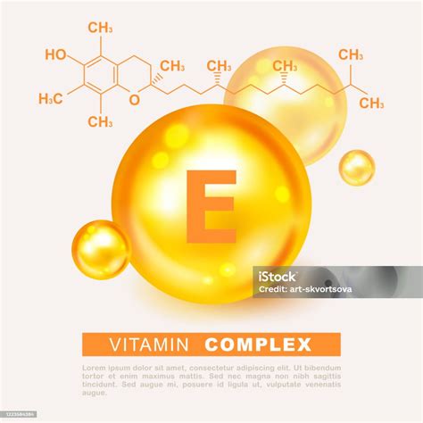 Ilustrácia zobrazujúca molekuly vitamínu E v arganovom oleji