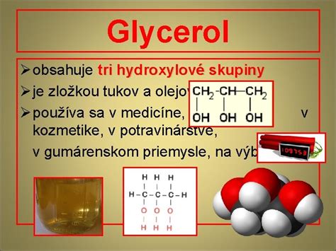 Ilustrácia rôznych chemických štruktúr tukov a olejov