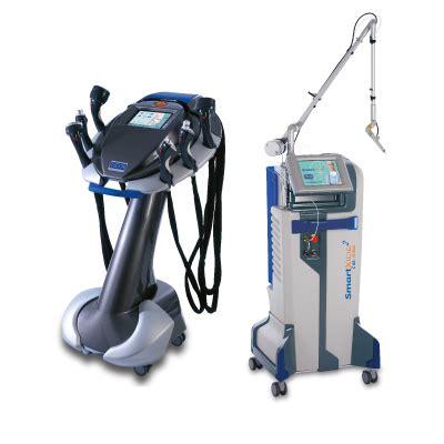 Ilustračná fotografia rôznych profesionálnych laserových a IPL prístrojov