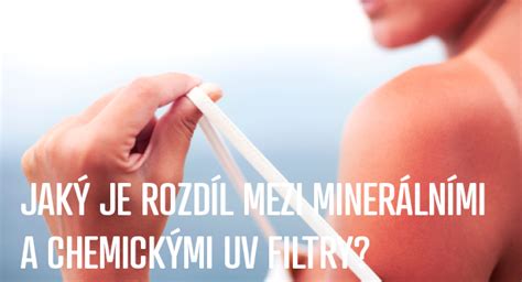 Ilustrácia znázorňujúca rozdiel medzi fyzikálnymi a chemickými UV filtrami.