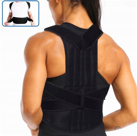 dámsky spevňujúci korzet na chrbticu s nastavitelnými pásmi