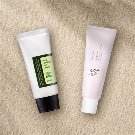 Koláž s produktmi kórejskej kozmetiky určenými na starostlivosť o problematickú pleť