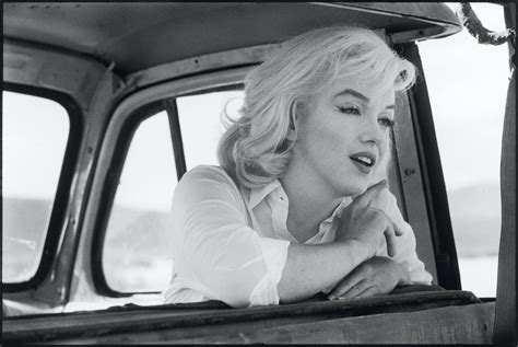 Marilyn Monroe pri natáčaní filmu Mustangové, 1960