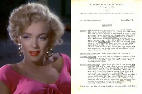 Detail starostlivosti o pleť Marilyn Monroe s produktami Erno Laszlo