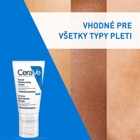 Balenie krému CeraVe hydratačná starostlivosť o pleť SPF50.