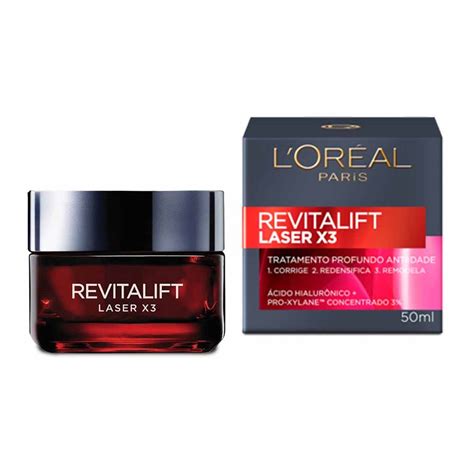 Vizualizácia účinkov denného krému L'Oréal Revitalift Laser X3 na redukciu vrások