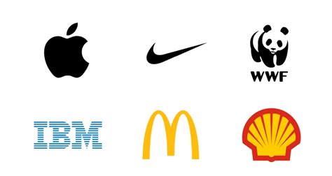 Koláž log známych módnych značiek