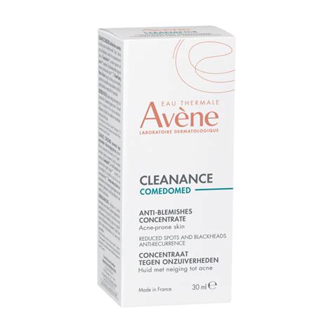 Vizualizácia účinku krému Avène Cleanance Comedomed na redukciu nedokonalostí pleti.