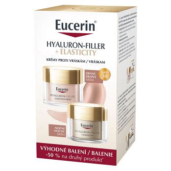 obrázok rôznych produktov Eucerin Hyaluron-Filler nočný krém v 50 ml baleniach