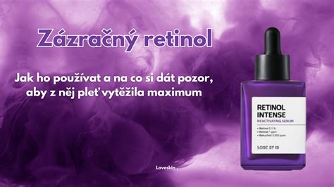 Ilustračná schéma pôsobenia retinolu na pleť