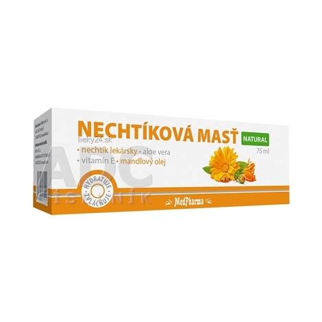 domáca nechtíková masť v sklenenej nádobke