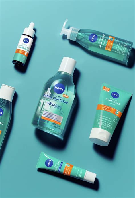 Ilustračná fotografia produktov Nivea pre starostlivosť o pleť