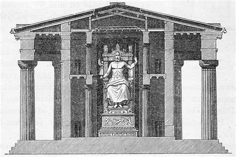 Ilustrácia starovekého chrámu s dymiacim kadidlom