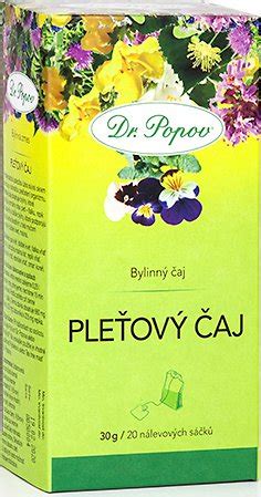 obrázek balení čaje Dr. Popov Pleťový 50 g