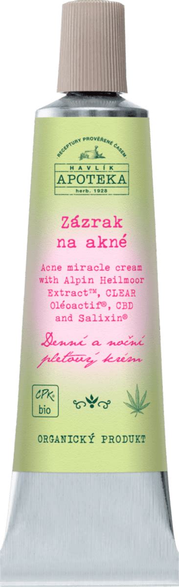 Infografika zobrazujúca účinné látky v produktoch na akné a ich pôsobenie na pokožku.