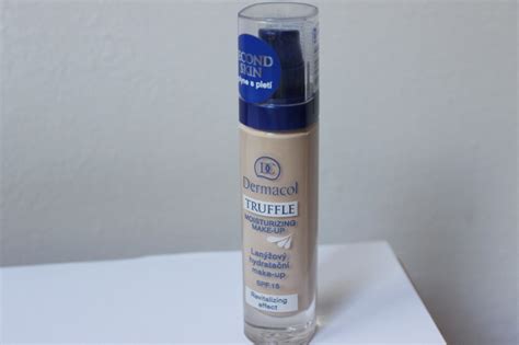 Zloženie make-upu Dermacol Truffle s dôrazom na lanýžový extrakt.