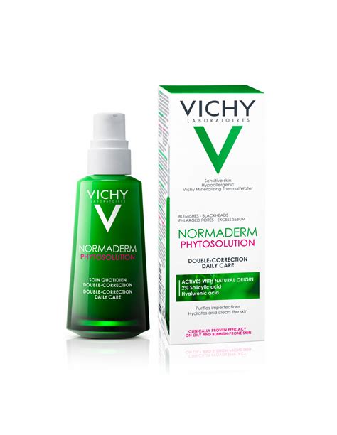 detailné zobrazenie zloženia krému Vichy Normaderm Phytosolution s popisom účinkov jednotlivých zložiek