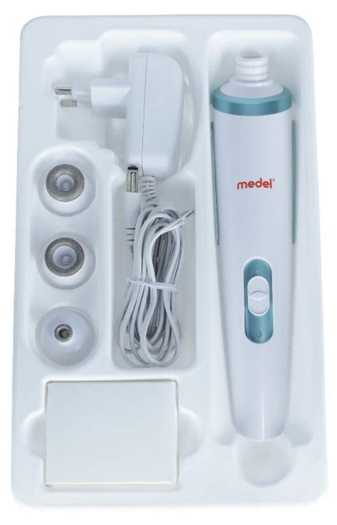 vizualizácia prístroja na mikrodermabráziu s diamantovými násadcami