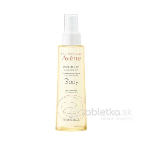 fľaša Avène Ošetrujúceho telového oleja s jemným rozprašovačom