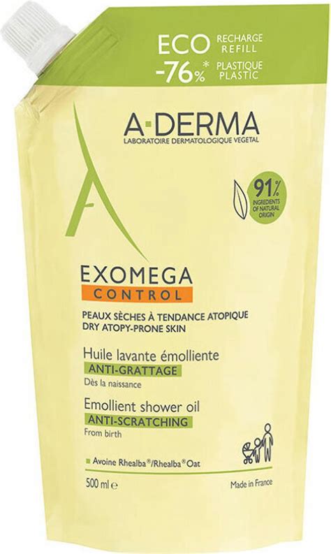 Ilustračný obrázok produktu A-Derma Exomega Control sprchový olej