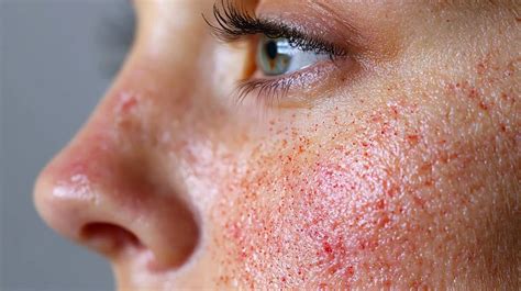 porovnávacia mikroskopická fotografia kože pred a po aplikácii retinolu