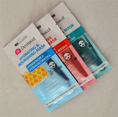 Detailní pohled na gelové polštářky masky Dermacol HT 3D