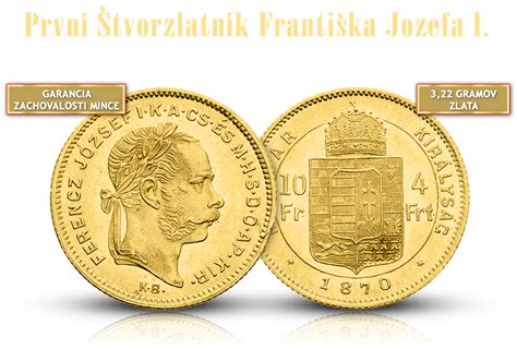 Portrét cisára Františka Jozefa I. na zlatej desaťkorune