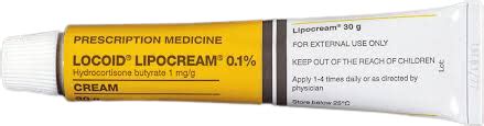 ilustračná fotografia krému Locoid Lipocream na koži