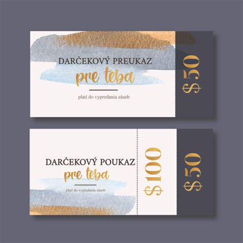 Ilustrácia darčekovej poukážky