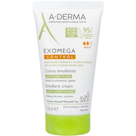 Fotografia detskej pokožky pred a po použití produktov A-Derma Exomega Control.