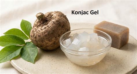 ukážka konjac hubky a rôznych druhov hydrolátov