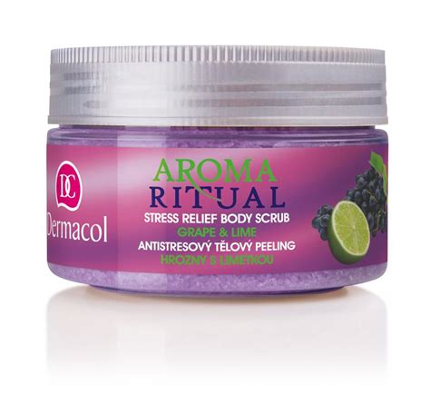 Dermacol Aroma Ritual telový peeling Hrozno s limetkou
