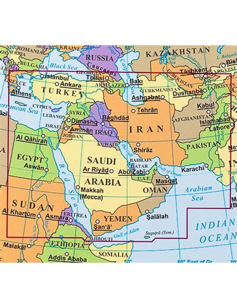 Mapa zobrazujúca pôvod jazmínu (Blízky východ, Ázia)