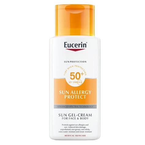 Schéma účinku Eucerin Sun Allergy Protect na pokožku