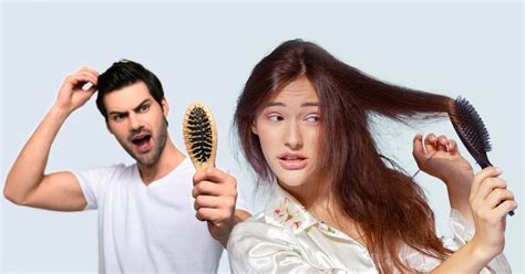 Koláž rôznych typov vlasov (husté, jemné, rovné, kučeravé) a problémov (vypadávanie, lámavosť)