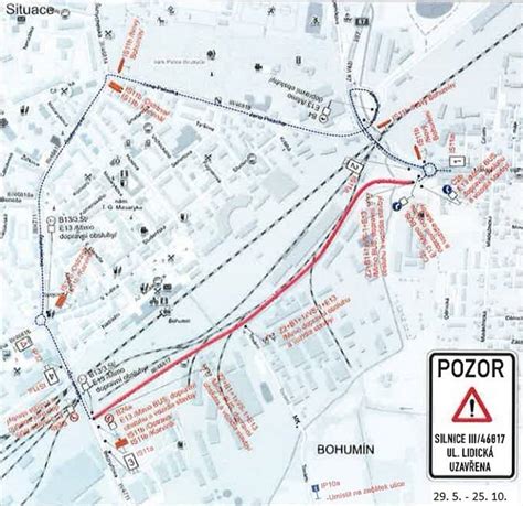mapka s vyznačením trasy k ambulancii na Cintorínskej ulici v Lučenci